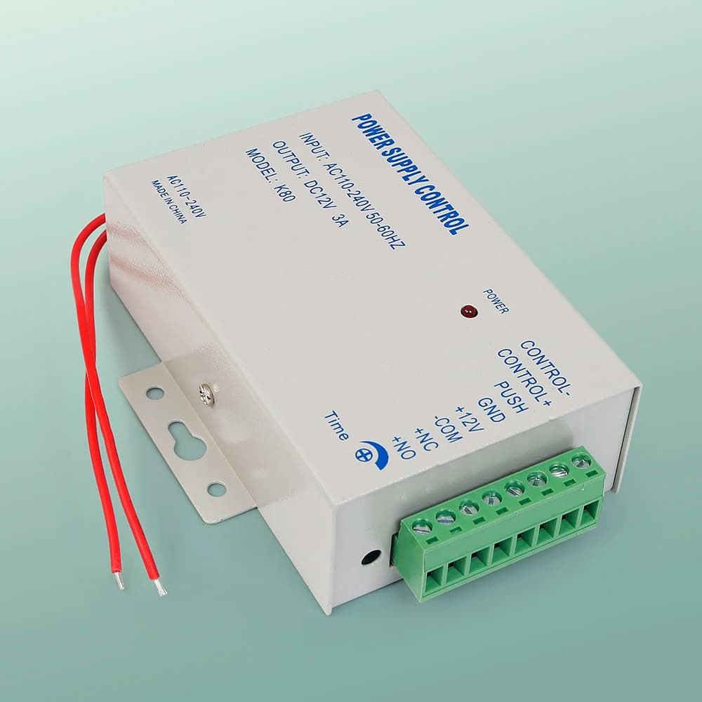 2 Pezzi Telecomando 433MHz con Alimentatore DC12V 3A AC100V-260V per Videocitofono, Serratura Elettrica, Controllo Accessi e Videocitofono