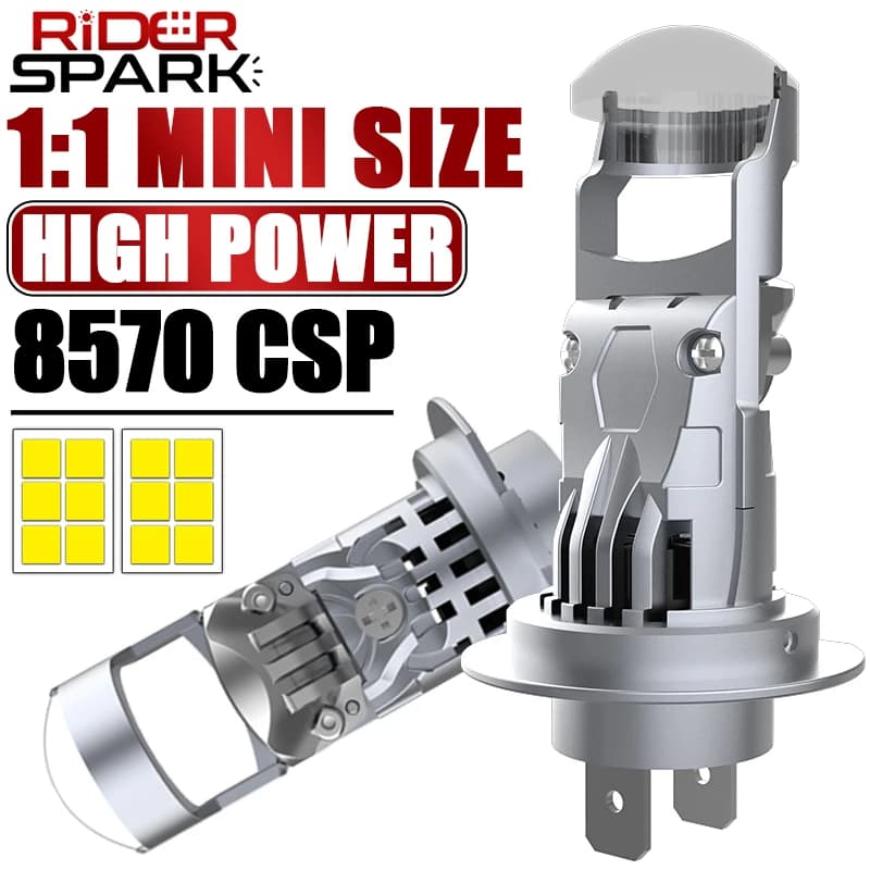H7 H4 H11 LED Lampadina per fari auto Canbus Mini lente H8 H9 9005 HB3 9006 HB4 9012 HIR2 Auto Luce 8570 CSP 6000K Proiettore Fendinebbia