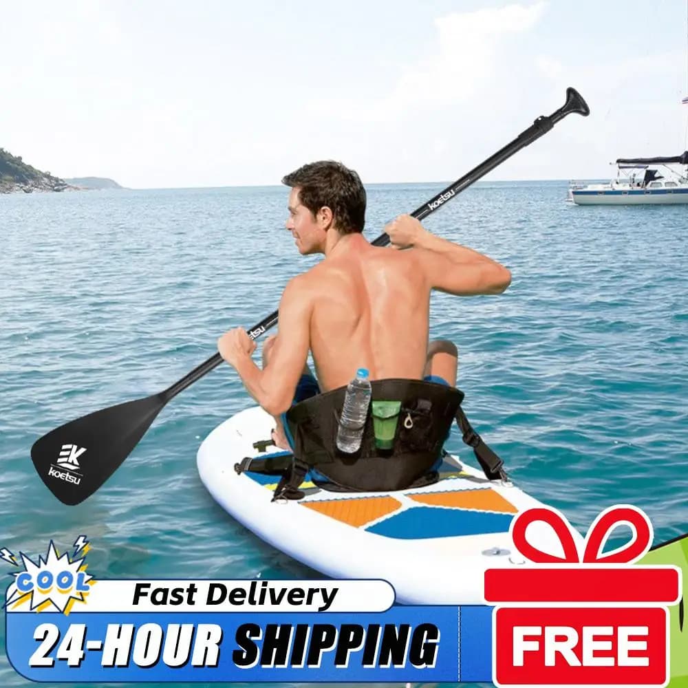 Pagaia SUP Smontabile in 3 Pezzi, Lunghezza Regolabile, in Lega di Alluminio, per Stand Up Paddleboard, Canoa e Kayak