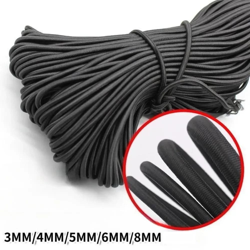 Corda Elastica da 10 Metri, Corda Bungee Elastica per Fai da Te, Artigianato, Gioielli, Tende da Esterno, Kayak, Barche, Bagagli, Forniture per Cucito