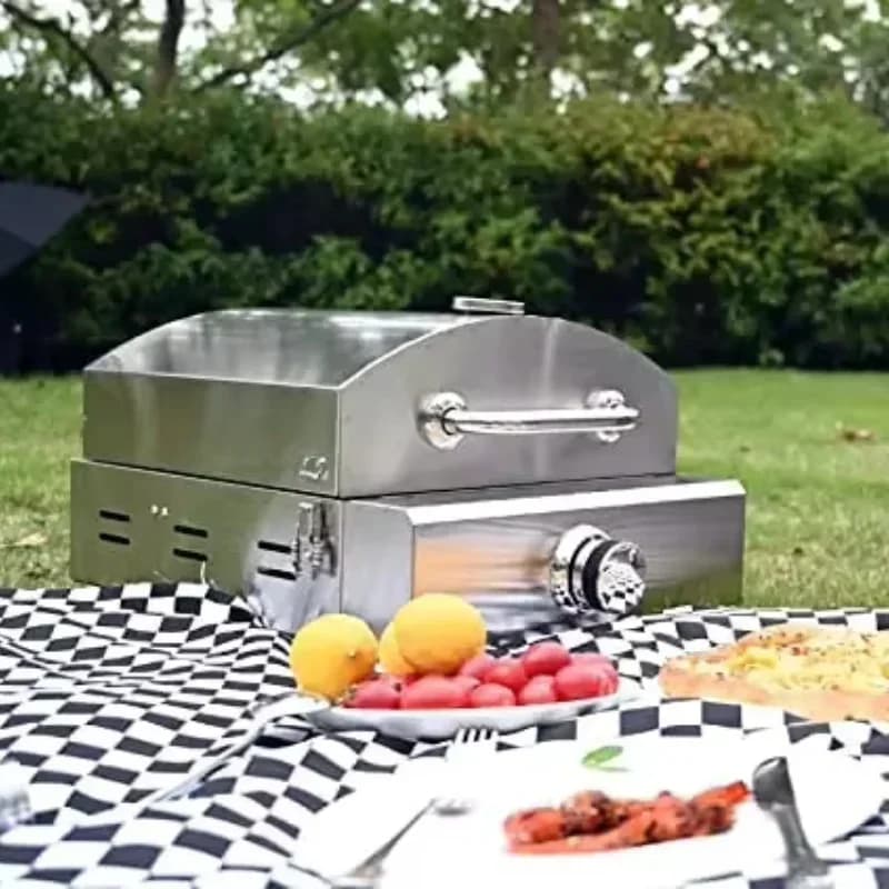 Forno per Pizza Portatile a Gas per Esterni, Monostrato, per Ristoranti e Uso Commerciale, con Pietra Refrattaria - Offerta Speciale
