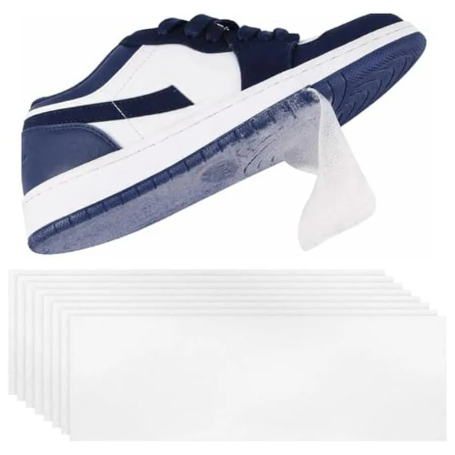 8 Pcs Sole Protector for Sneakers Transparent Shoe Guard Anti-slip Durable Crystal Clear Invisible Shoe Protectors Self-adhesiv