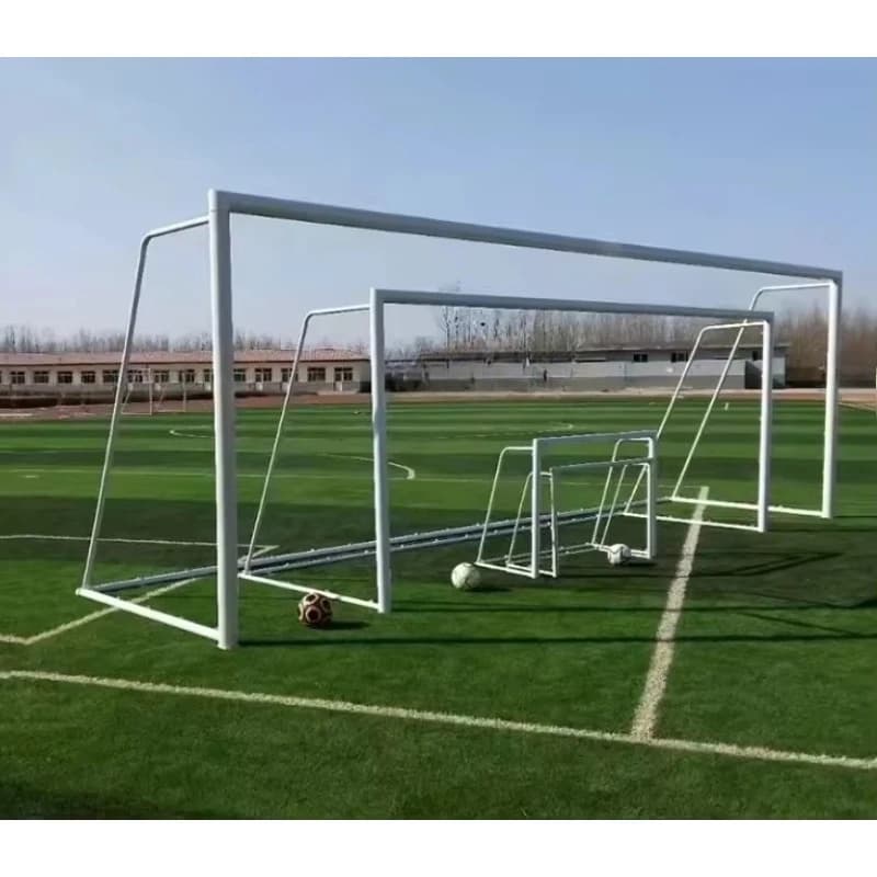 Professional Steel Frame Durable Net Portable Football Post Soccer Goal