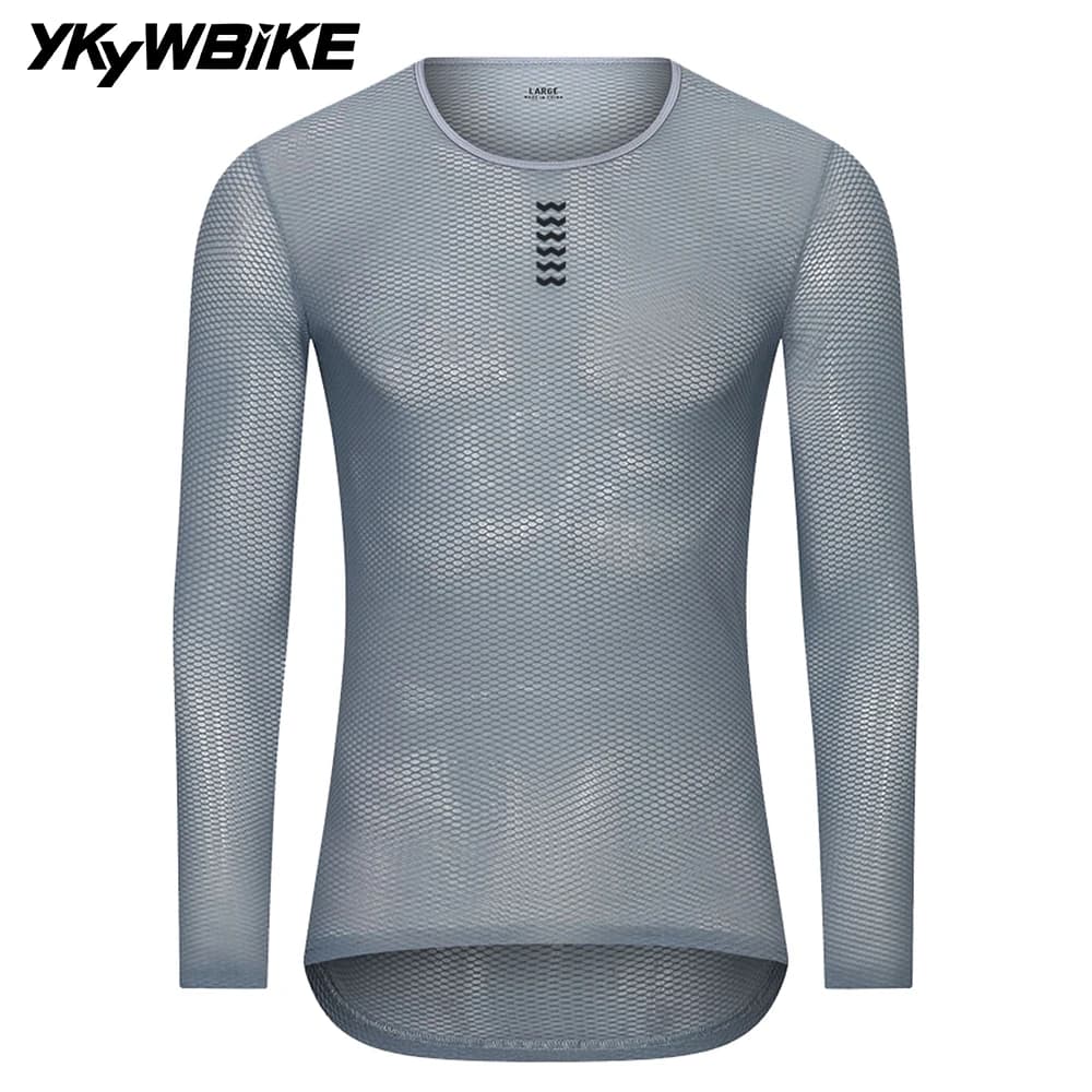 YKYWBIKE Men Cycling Road Base Sleeve Long BikeSports Bicycle Shirt Intimate Road Bicycle Shirt