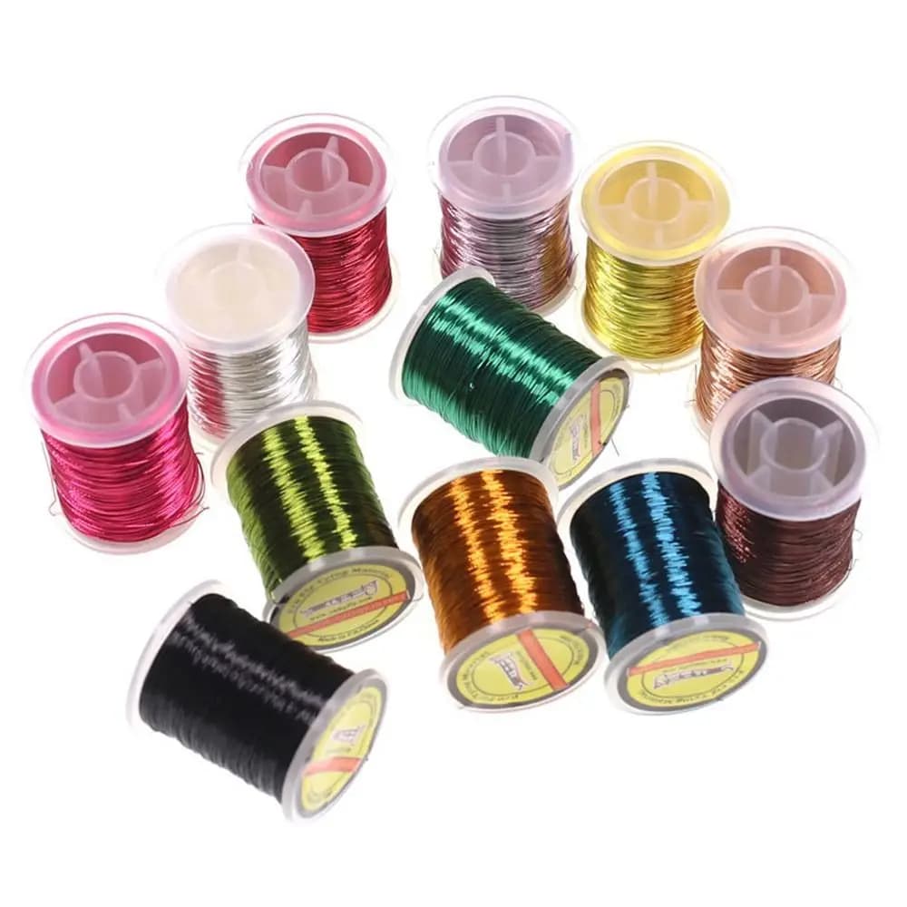 Body Ribbing Fly leging filo di rame 26 yards Fly Tying Thread accessori per la pesca filo di ninfa per mosche trota Bass Midge Larve