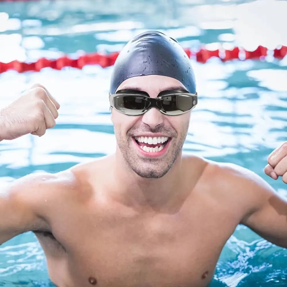 Anti Fog Swimming Goggles Waterproof Adjustable Myopia Swimming Goggles UV Protection Racing Goggles Water Sports