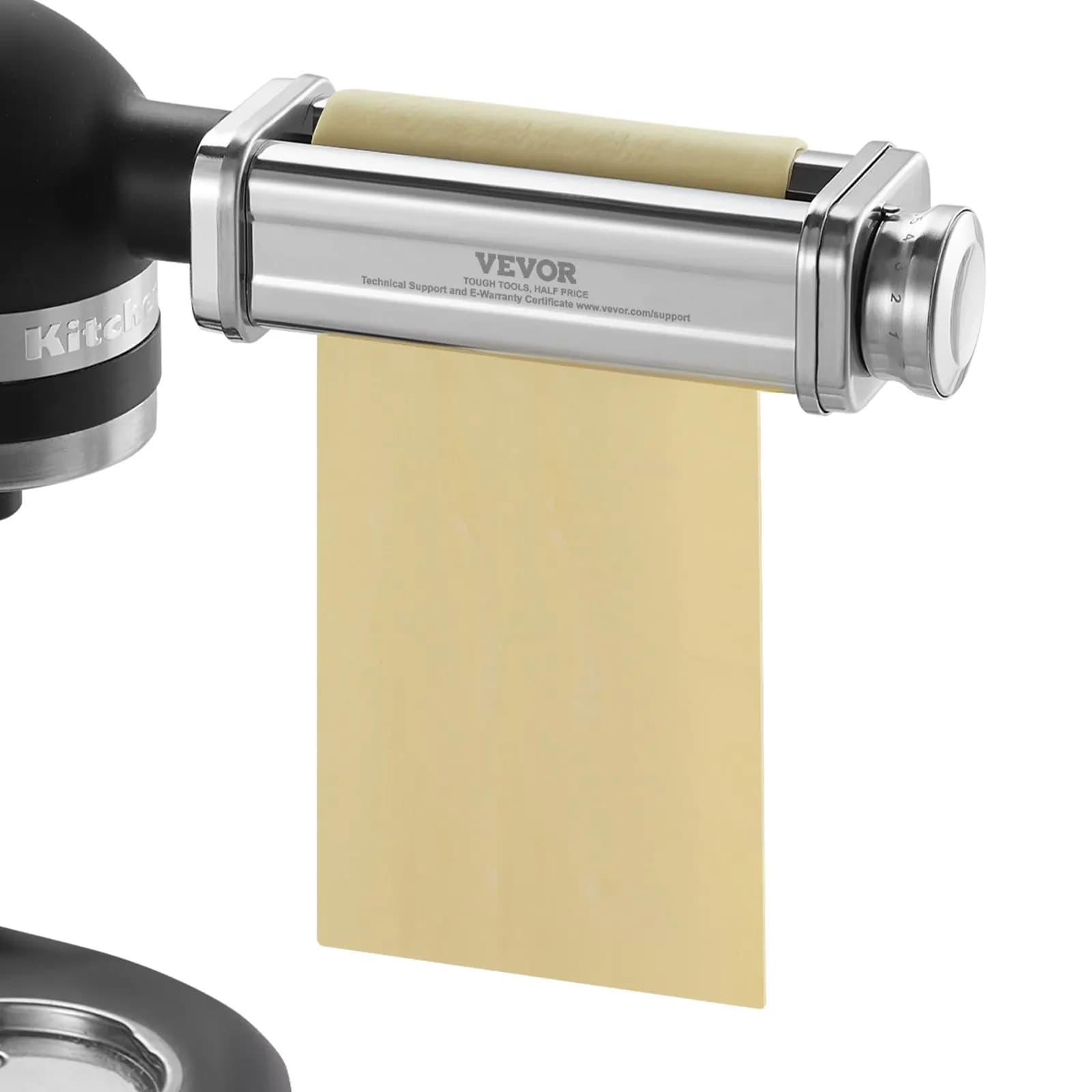 Accessorio per Pasta per Impastatrice KitchenAid, Rullo per Pasta in Acciaio Inossidabile, Accessorio per Macchina per Fare la Pasta