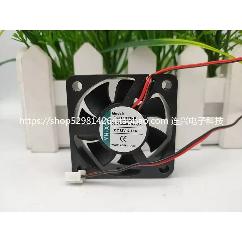 for YH-XQF X5015D12LB/HB 12V 0.1A 0.15A 5CM Small Electrical Cabinet Cooling Fan New