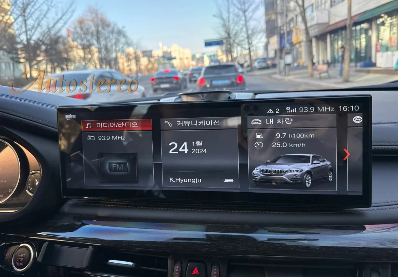 14.9 Inch ID8 Android 14 For BMW X5 F15 X6 F16 2014-2019 Car Multimedia Player GPS Navigation Auto Car Radio Headunit Carplay