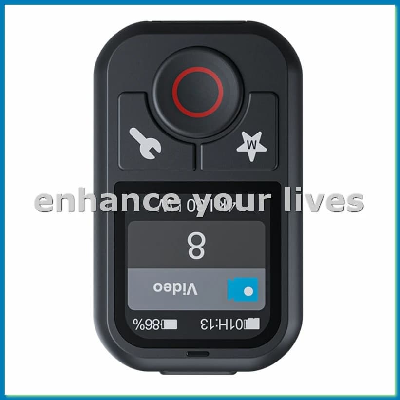 T13 Waterproof Bluetooth Remote Control for Hero13 12 11 10 9 8 Max with Wrist Strap for Action Camera Accessories-ABFT