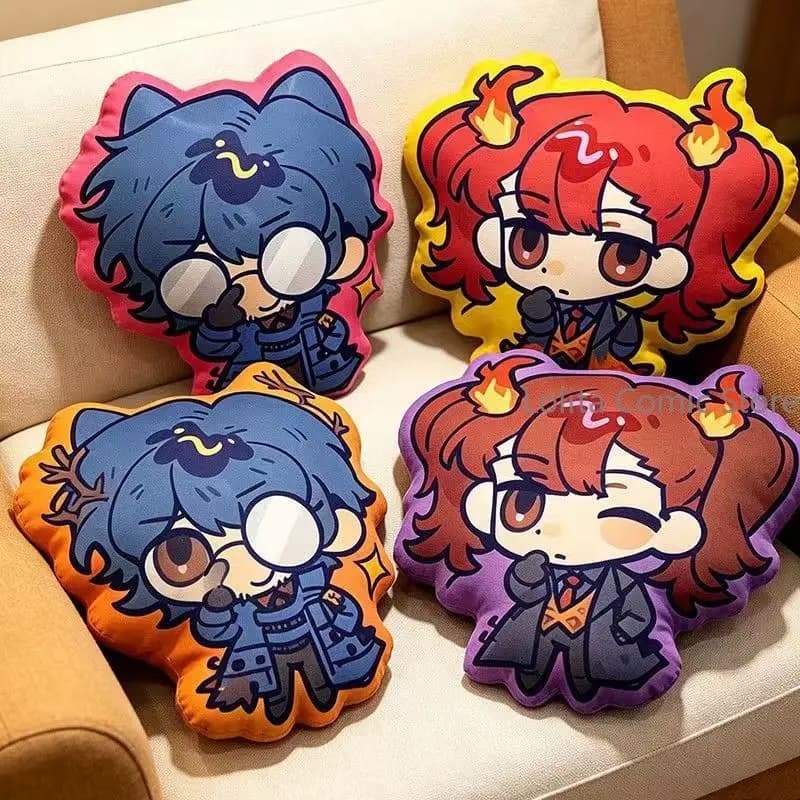 Anime Limbus Company Stuffed Plush Charm Pendant Lumbar‑Support Throw Pillow Back Cushion Waist Cushion Collection Birthday Gift