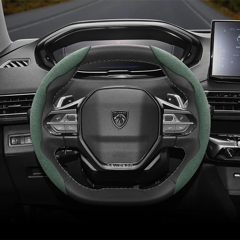 Suitable for Peugeot Segmented suede cover with anti-slip buckle Suitable for 206 208 3008 308 207 307 2008 508 5008 407 107 Partner Refter Tepee 106 306 Boxer Expert 205 Rcz
