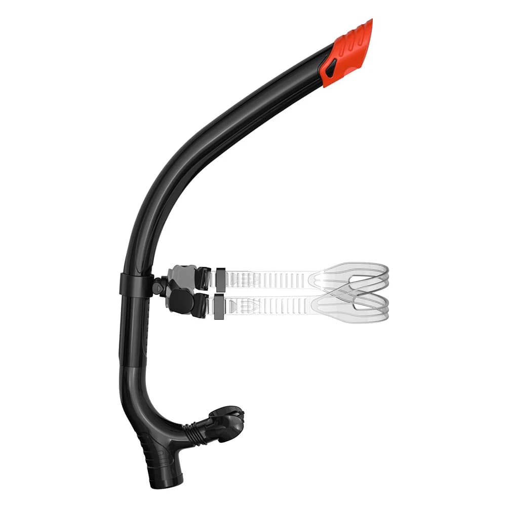 Snorkel Semi Dry Upper Snorkeling Tube Dry Silicone Snorkel Tube Breathing valve Unidirectional Drainage valve Diving equipment for men and women