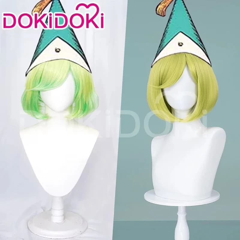 20262026 122026 11IN STOCK Tetia Qifrey Cosplay Anime Witch Hat Atelier DokiDoki Coco Women Short Hair Free Wig Cap Halloween