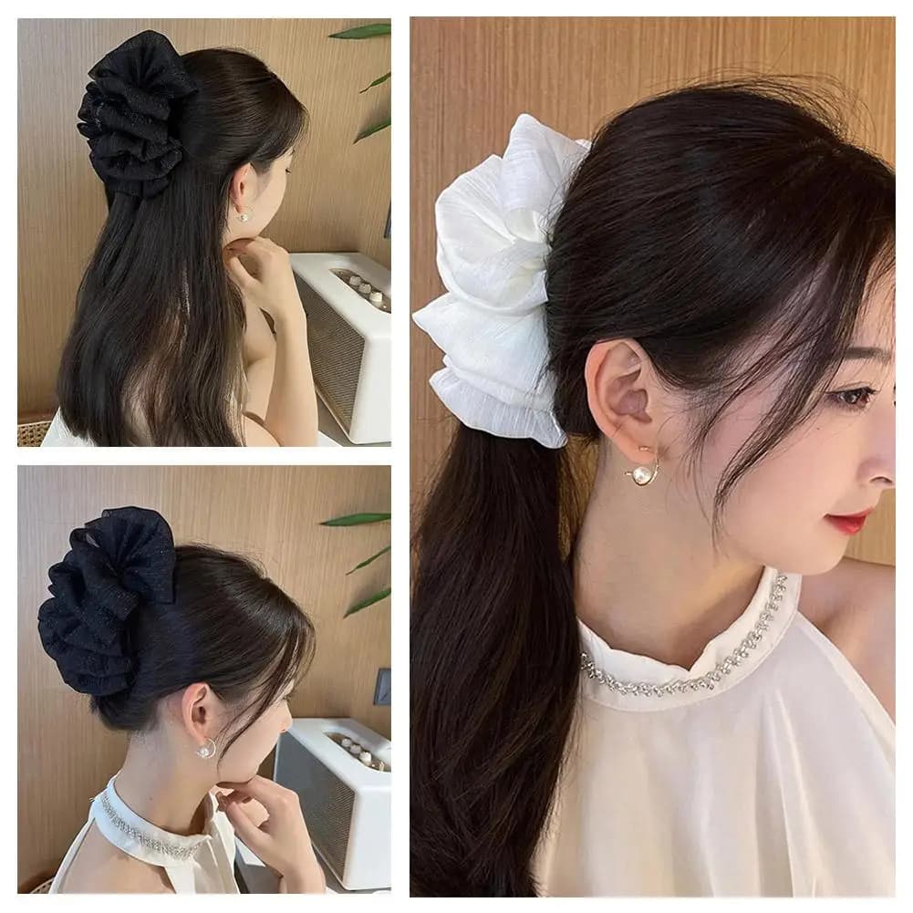 Hair clip with bubbles of feather clouds Elegant and cute High-end clip Popular Shark Back Grab And Scoop Grab Elegant cute clip V6M6