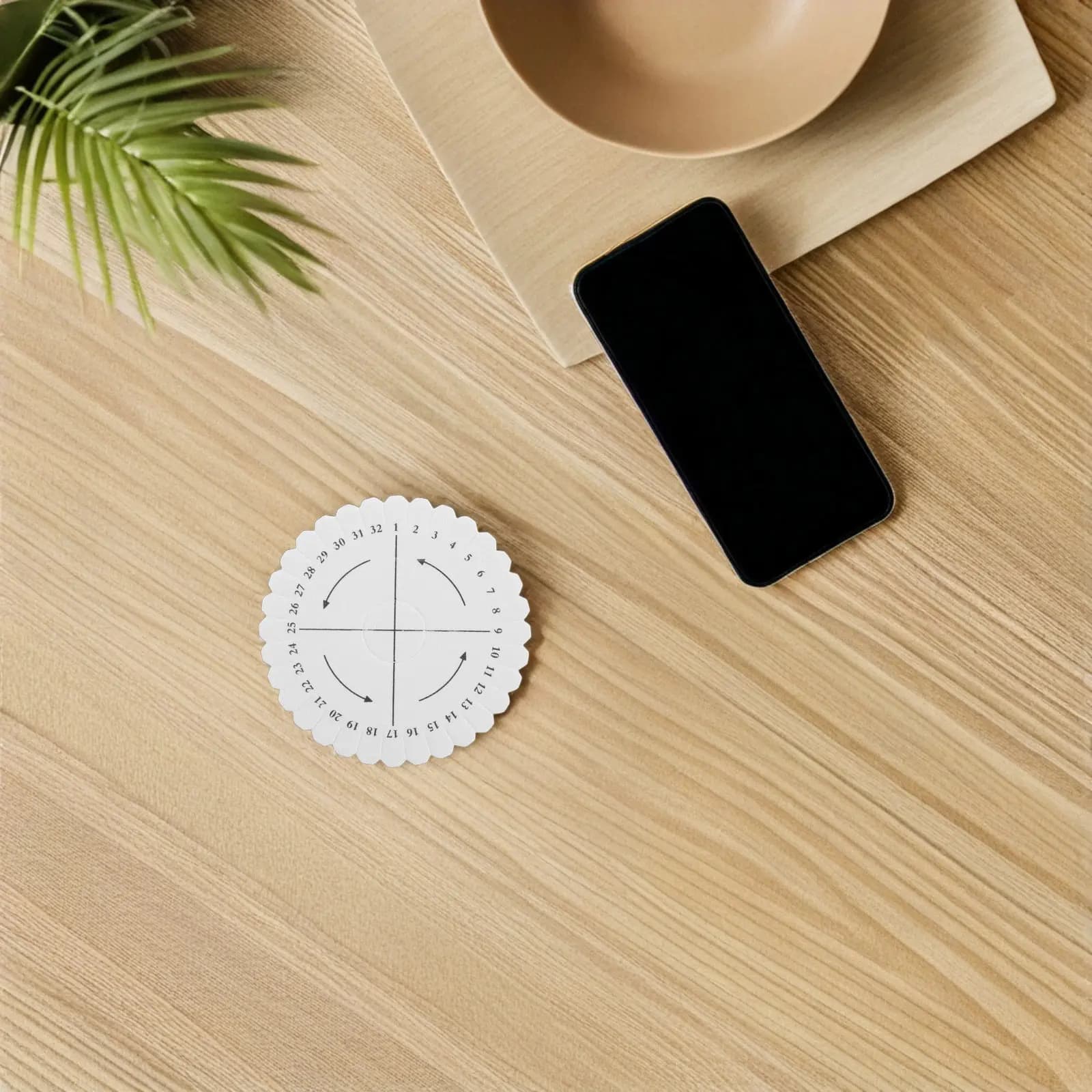 10Pcs Round Bracelet Braiding Plate 32 Slot Braiding Disk Weaving Tool for Jewelry Making DIY Crafting Bracelet Loom Board