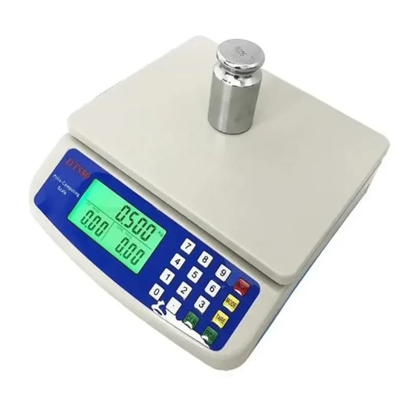 Bilancia Postale Digitale 30kg/1g, Bilancia Elettronica a Piattaforma per Pesare Pacchi, Bagagli e Alimenti