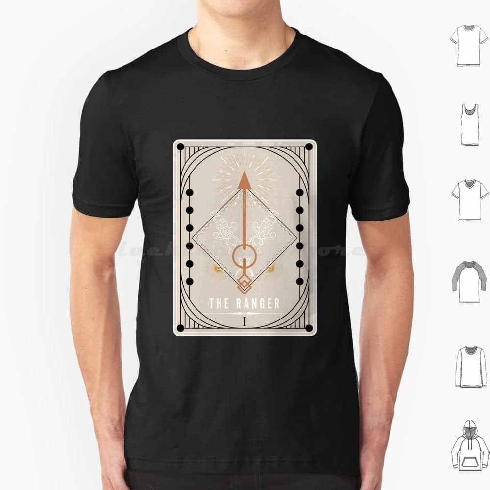 Black Desert Online Ranger Class Tarocchi Card T Shirt 6xl Cotton Cool Tee Black Desert Online Bdo Black Desert Black Ranger