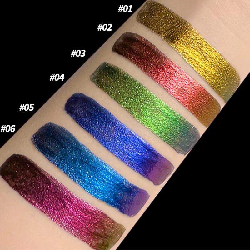 Set di ombretti Chameleon + mascara colorato + palette labbra da 25 colori – Kit trucco tutto in uno per occhi e labbra, altamente pigmentato, colorato