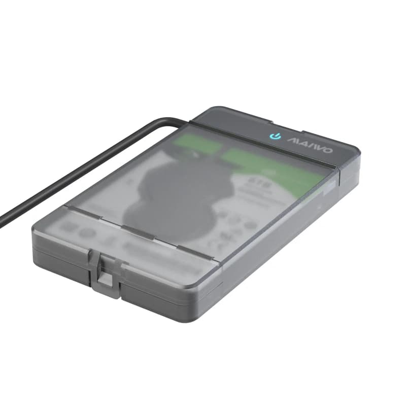 Durable Plastic External Hdd Enclosure Ssd Sata Adapter USB Sata Hdd Adapter for 9.5mm HDD SSD
