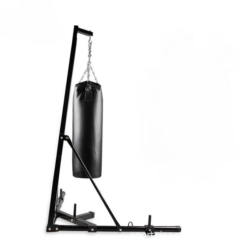 Supporto per Sacco da Boxe da Terra Progettato per Palestre Domestiche; Sacco da Boxe Non Incluso; Pieghevole e Salvaspazio