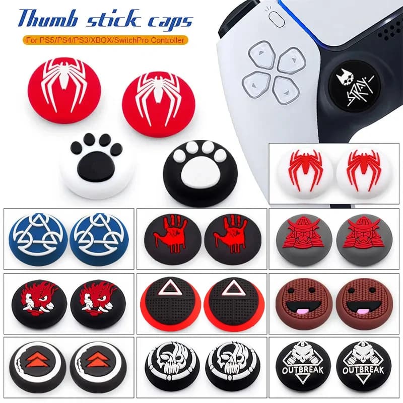 Pollice Silicone Grip Cap Cover Per Playstation 5 PS5 PS4 Xbox Serie XS Thumbstick grip caps Gioco Joystick Controller Accessori