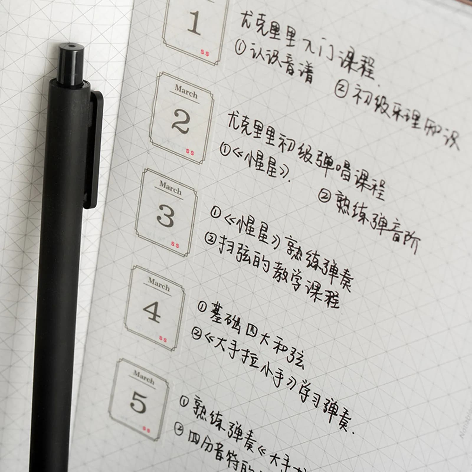1Set Date Sticker Household Planner Tabs Daily Use Notebook Calendar Stickers for Diary Scrapbook Date Sticker