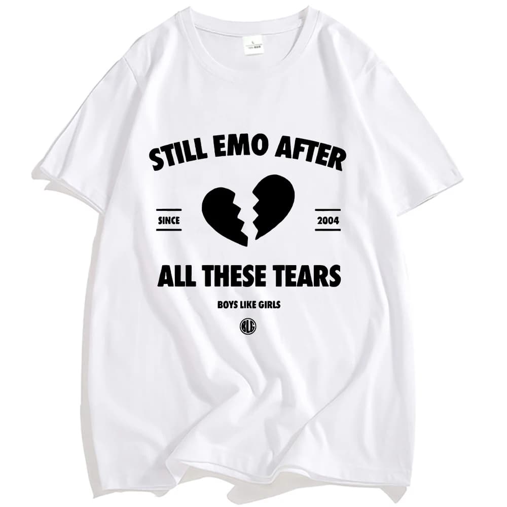 Still Emooo Tee BLG BOYS LIKE GIRLS T-shirt manica corta in cotone moda maschile magliette Rock Band Street Style maglietta casual da uomo