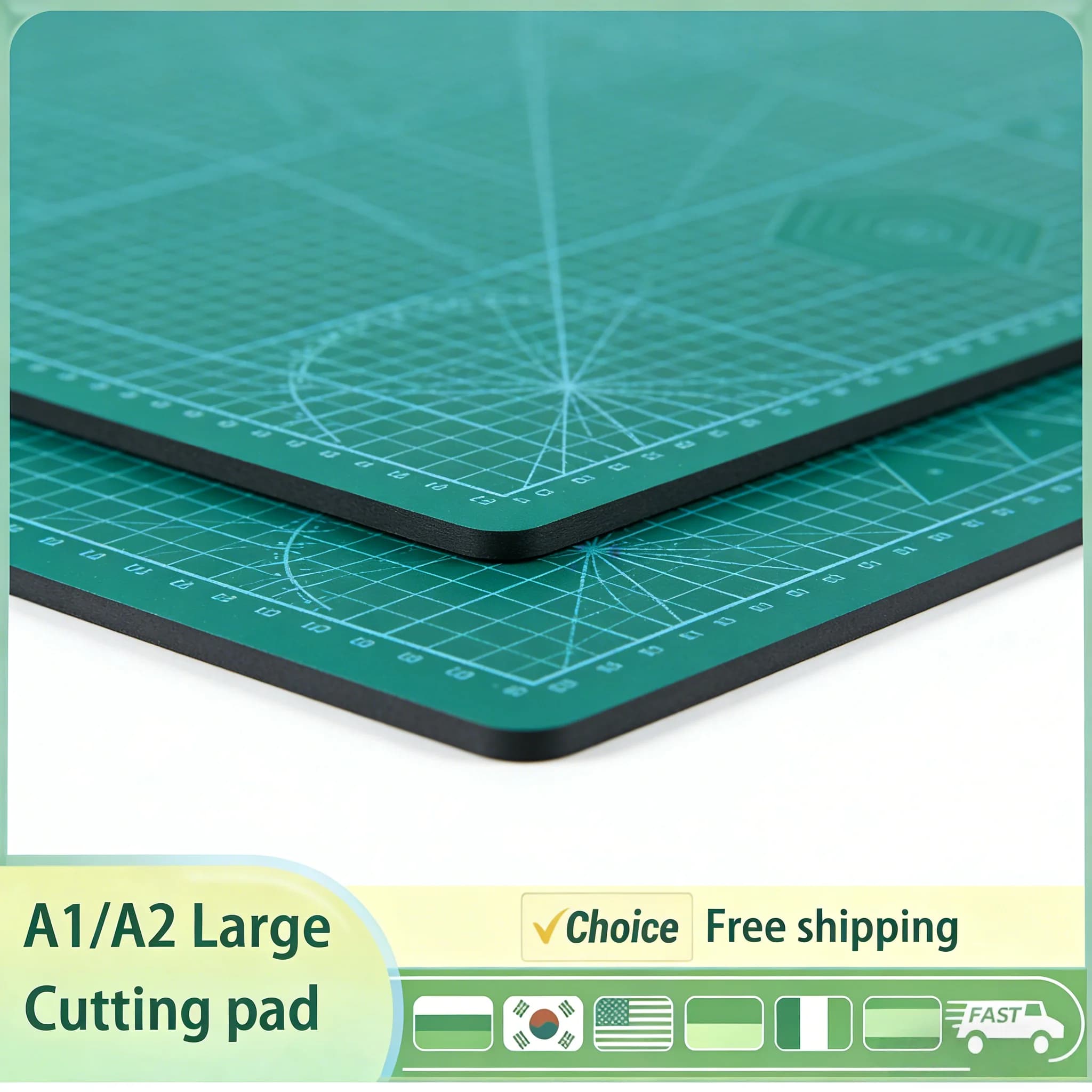A1 A2 PVC self-repairing cutter, Sewing resistant, Art, DIY, Craftsmanship, Card cutting, Engraving