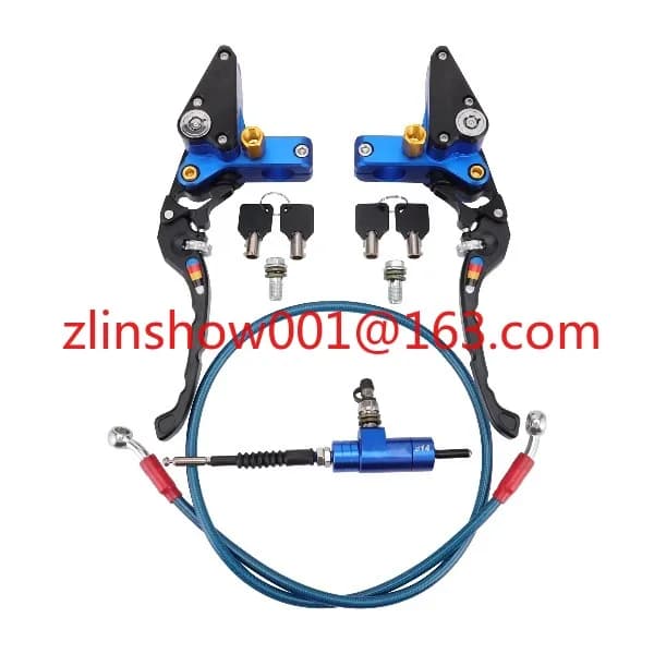 Moto 22mm CNC Idraulico Regolabile Pompa Freno Frizione Cilindro Maestro Leva di Ricambio per 125cc ATV Dirt Pit Bike
