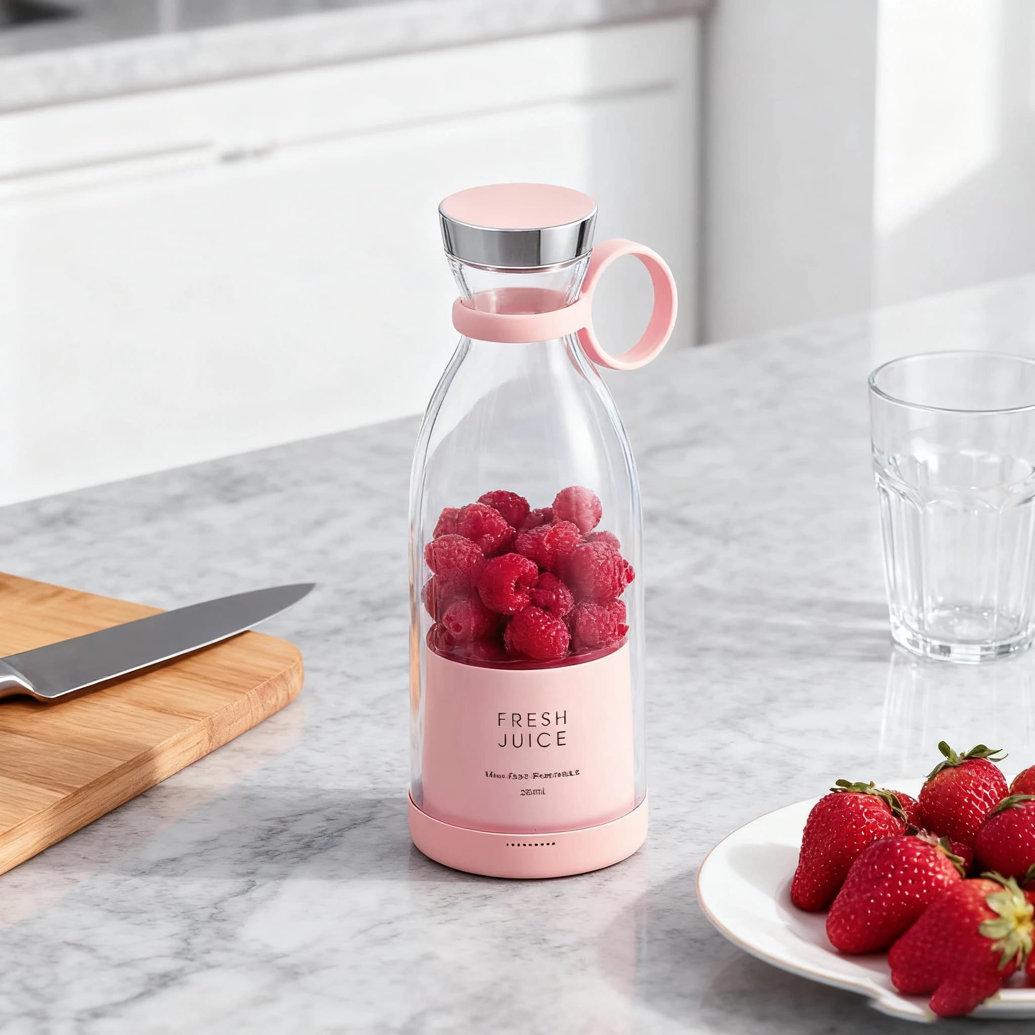 Juice mixer with magnetic charging, small multifunctional portable wireless juicer