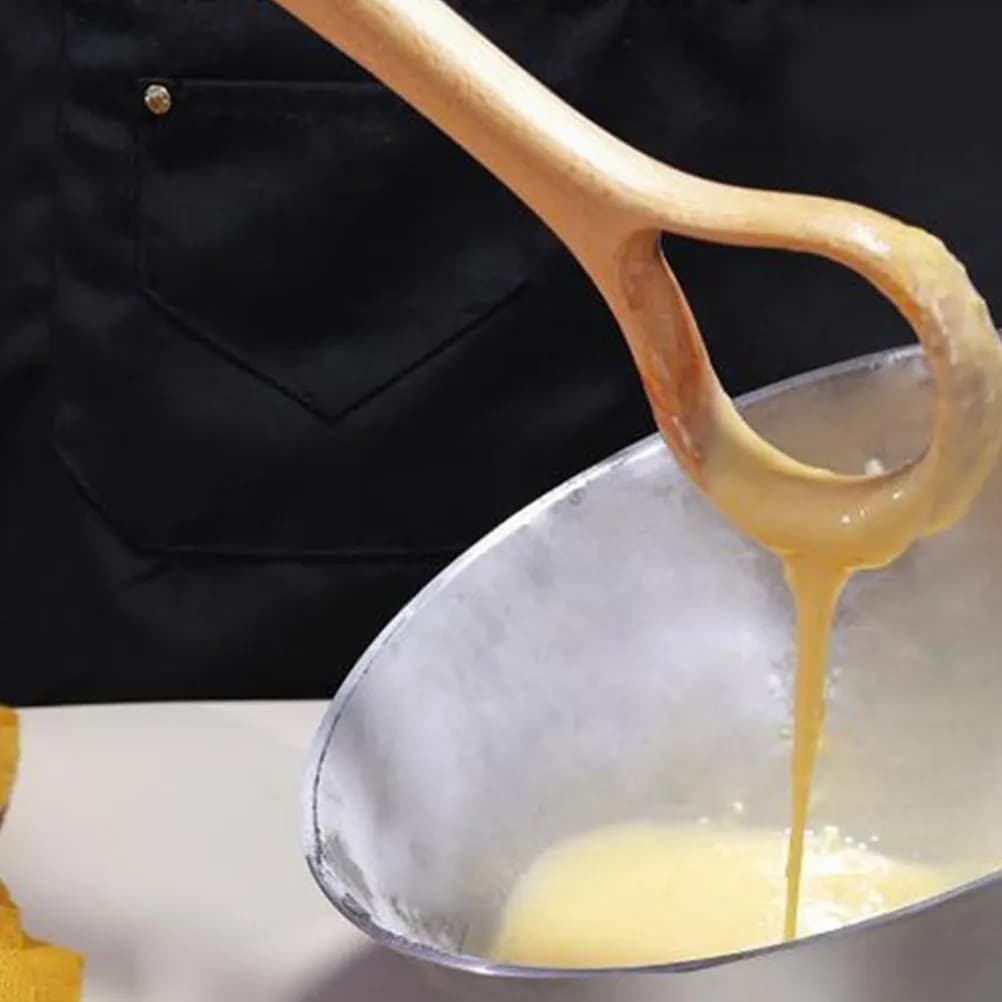 Frusta in Legno per Impasto Sourdough, Mixer Danese per Pane, Frusta Manuale per Impastare Torte e Pasticceria, in Legno Naturale Ergonomico