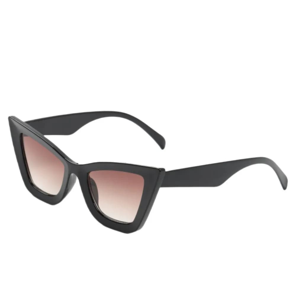 Occhiali da Sole Cat Eye con Montatura Grande alla Moda, Protezione UV400, Stile Punk con Stampa Leopardata, Leggeri e Vintage con Aste Larghe per Esterni