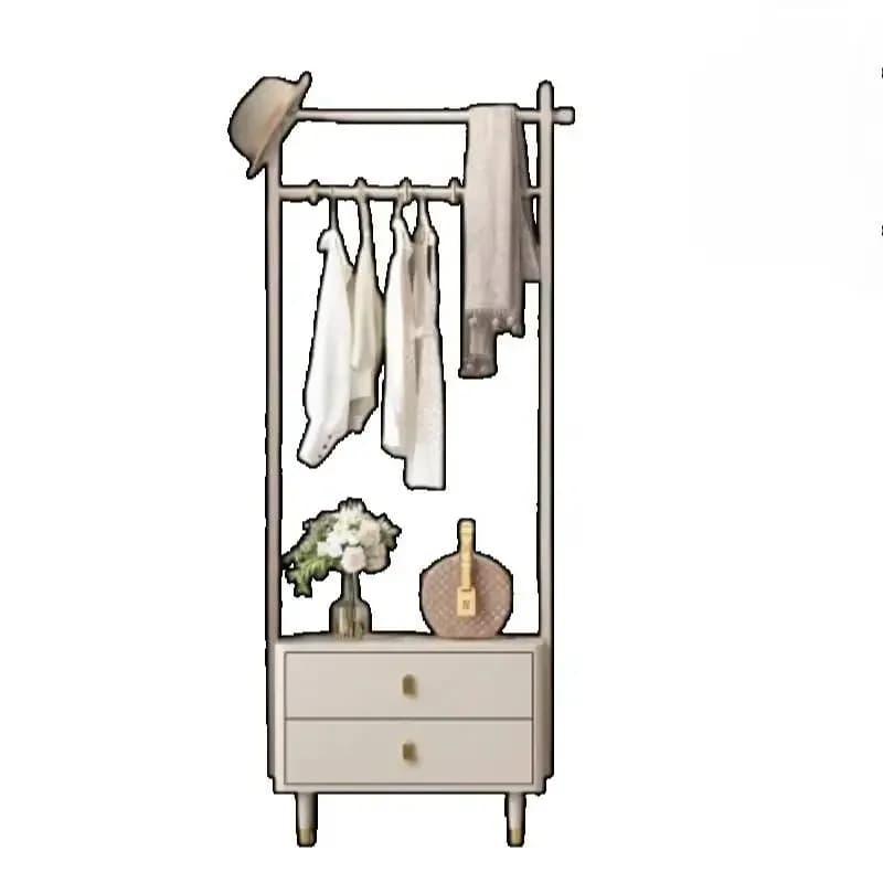 #Indoor Hanging Clothes Rack Large Floor Hanger Design Organizer Coat Hanger Luxury Space Saving Perchero Ropa Furniture Home