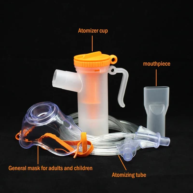 Medico domestico adatto per bambini Nebulizzatore Atomizzazione Tazza Nebbia Volume Maschera atomizzatore catetere morbido regolabile