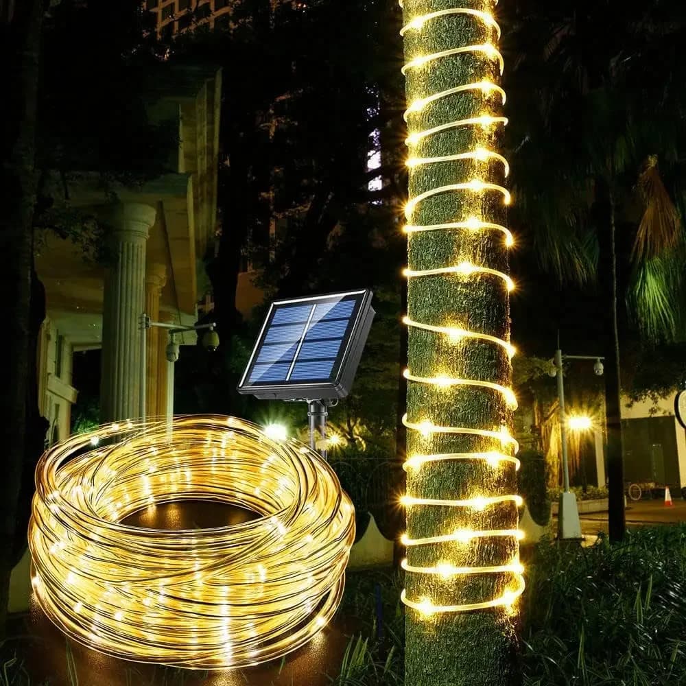 300LED Corda Solare Luce di Striscia Esterna Impermeabile Fata Luce Stringhe Decorazioni Di Natale per Giardino Prato Albero Cortile Recinzione Pathway