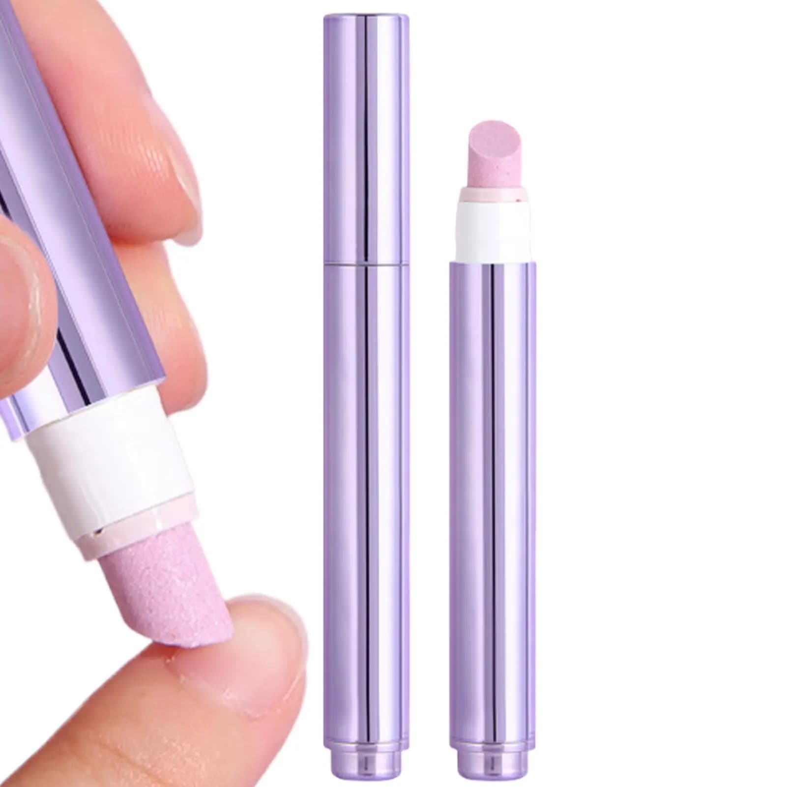 Penna per la cura delle unghie 2 in 1 con punta in ceramica per unghie pendenti Unghie secche e danneggiate Idratare Rafforzare Illumina la cura delle unghie Penna per olio per cuticole