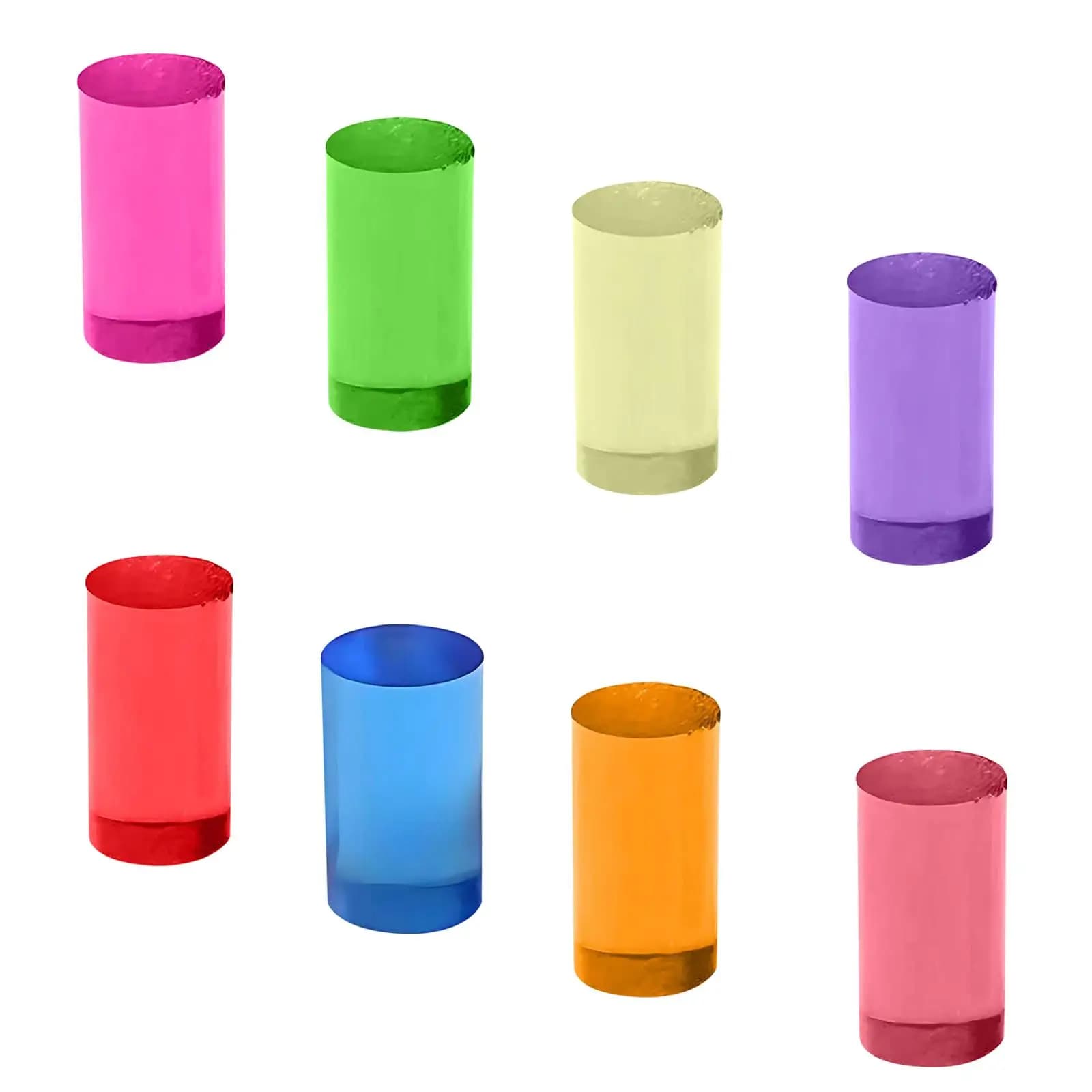 Billiard Cue Ferrule Tube Acrylic Unfinished Tip Part Set for Pool Cue Repair and Maintenance