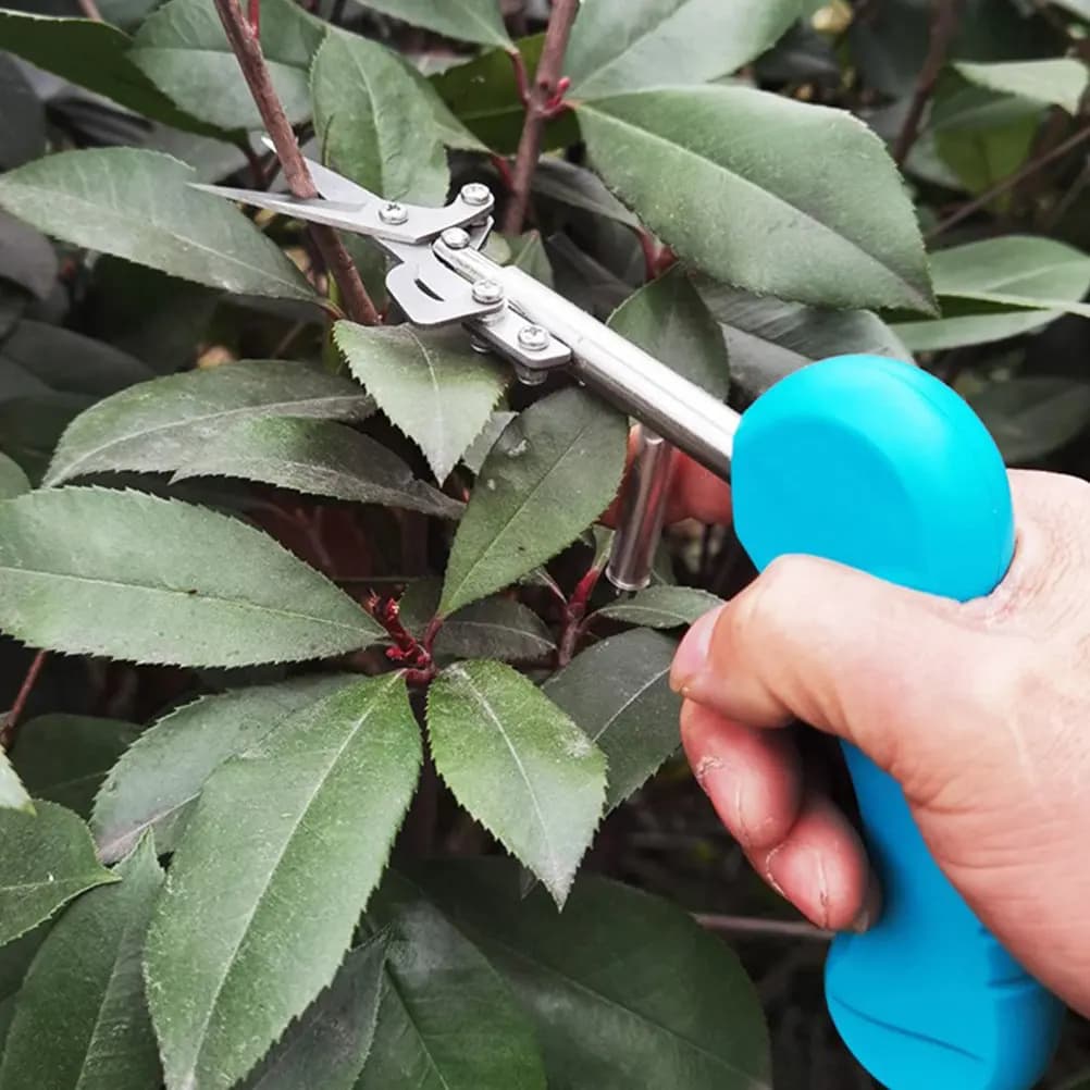 Forbici da Potatura Multifunzionali con Lame in Acciaio ad Alta Durezza, Impugnatura Ergonomica Antiscivolo e Design a Molla per la Potatura delle Piante