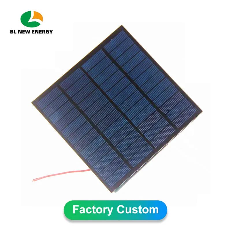 2 pezzi 3W 12V pannello solare kit fai da te caricamenti solari batterie 9-12V con fili celle solari di piccole dimensioni per giocattoli lampione 145*145MM
