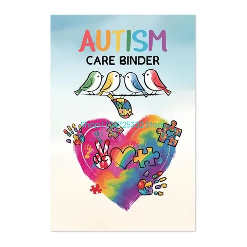 P5EA Pianificatore assistenza quotidiana per l'autismo Pianificatore salute mentale da 120 pagine Notebook comportamentale