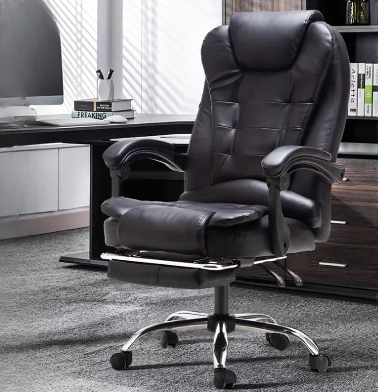 Sedia da ufficio reclinabile per computer Design da gioco Relax Chaise girevole Sedia da ufficio Poltrona Comoda chaise longue di lusso Mobili per la casa