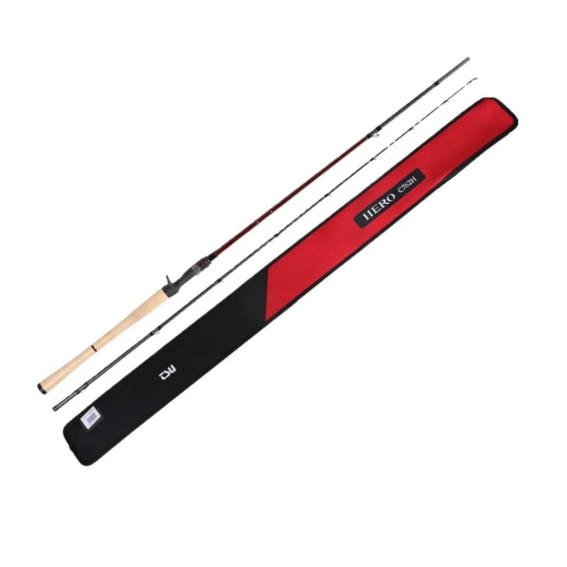 Canna da lancio Hard Power HERO C762H 2.28m Azione veloce Ad alta resistenza FUJI Guida Mulinello Sedile Snakehead Gioco Luccio Canna da pesca