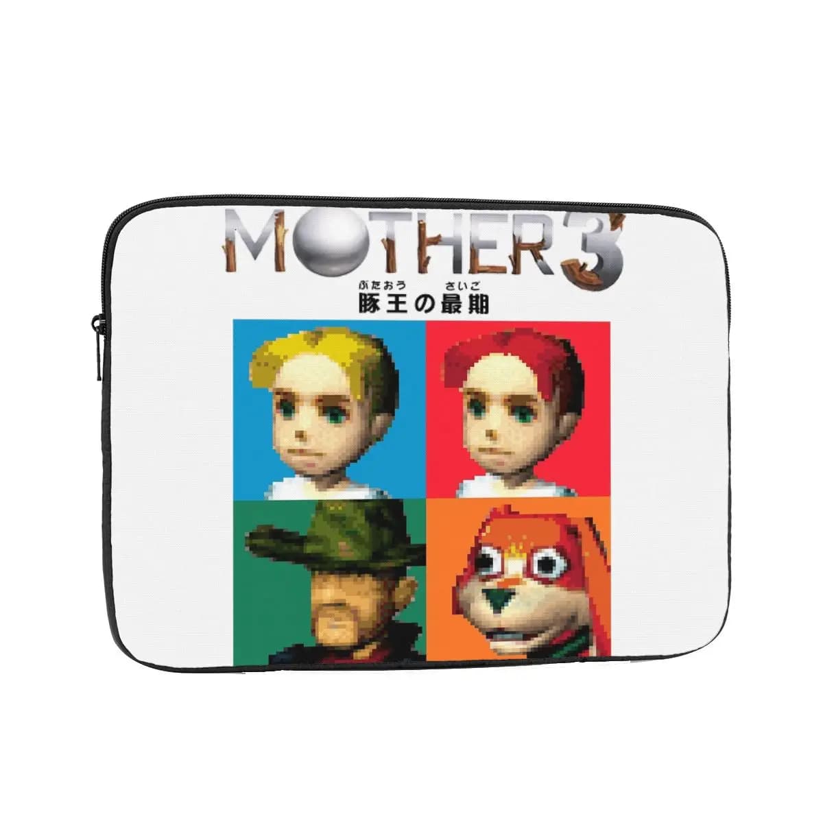 Custodia per notebook con cerniera Custodia per madre 3 EarthBound Tiles MADRE 3 Logo Custodia antiurto per computer