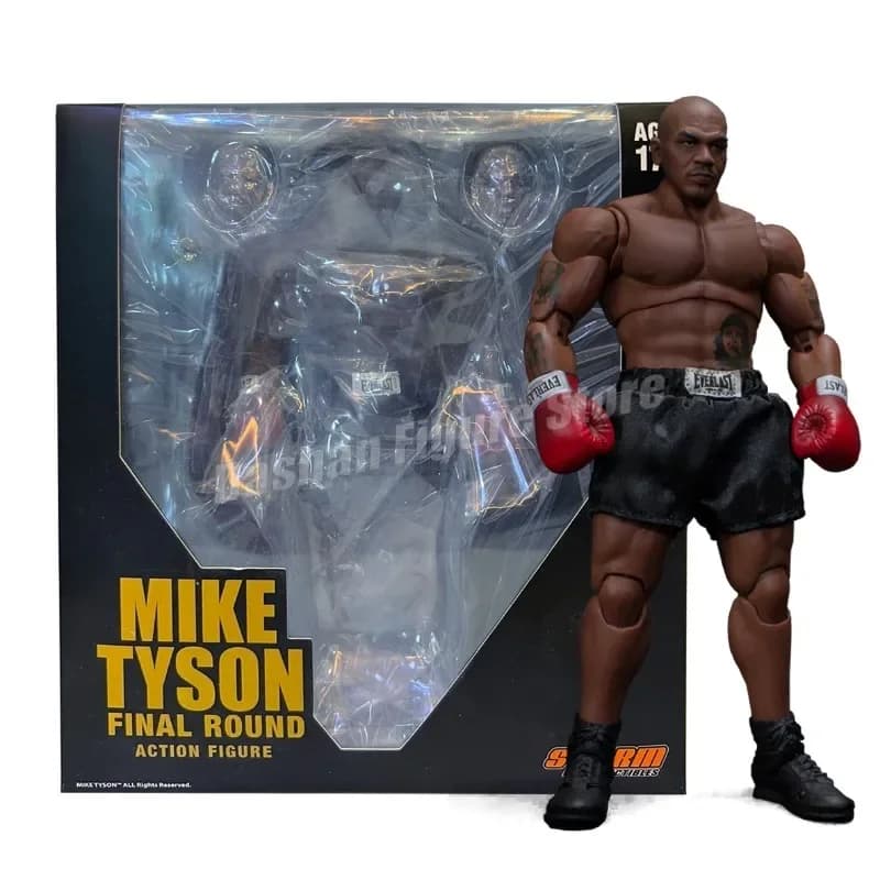 Storm The Final Round Mike Tyson Action Figure PVC Ornamenti mobili Collezione Doll 18 cm Boxer Champion Figurine Giocattoli di modello