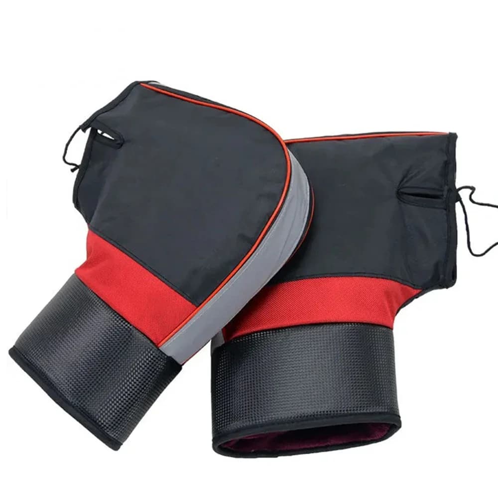 Guanti da manubrio per moto impermeabili Guanti da equitazione per moto spessi e caldi Copertura termica invernale antipioggia