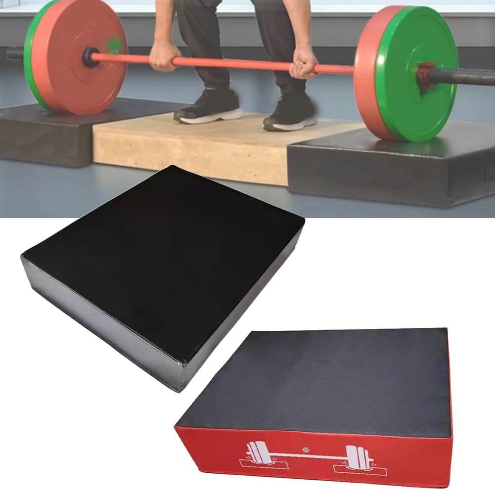 2 pz Bilanciere Silenziatore Pad 50x50/30x15 cm Sollevamento Pesi Ammortizzante Pad Per Palestra Esercizio Protezione Del Pavimento accessori