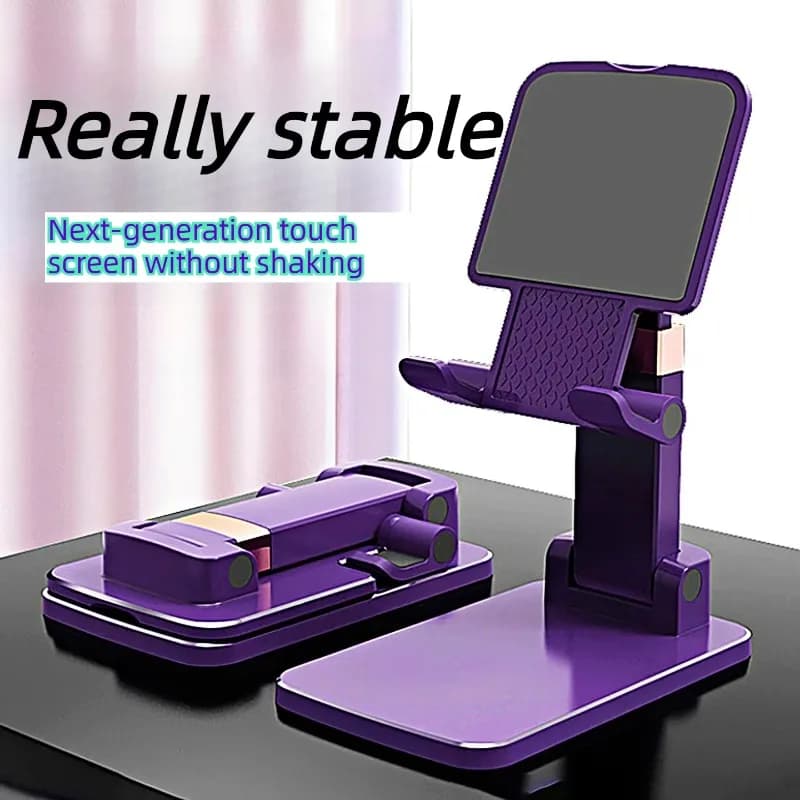 Wider and Heavier】Universal Lazy Stand for Mobile Phone and Tablet, Foldable, Adjustable, for IPad, Head Office, Household Use
