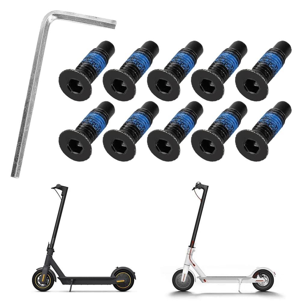 4/10pcs Scooter Elettrico Vite Set Kit Vite di Montaggio Con Chiave Per Ninebot Max G30 ES Forcella Anteriore Tubo Palo Per Base parte
