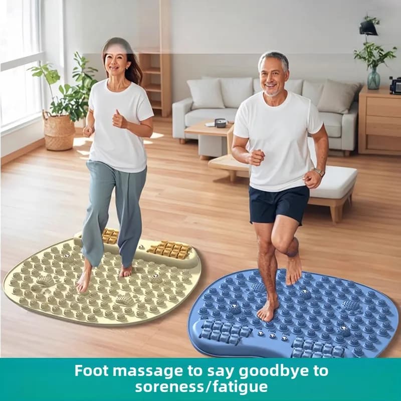 50*50 cm Soft Silicone Foot Massage Pads Shiatsu yoga mat Standing round yoga mats yoga mats super jogging